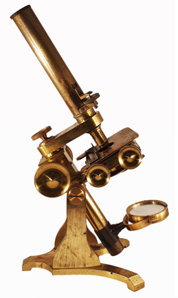 A close-up of a microscope
Description automatically generated