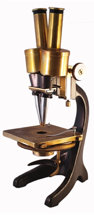 A close-up of a microscope
Description automatically generated